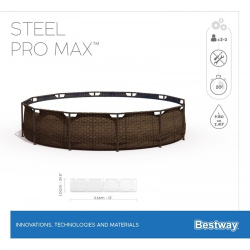 Бассейн Bestway 56709 Steel Pro Max