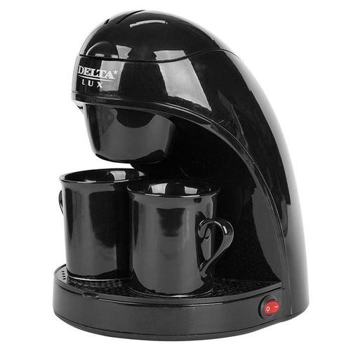 Кофеварка Delta Lux DL-8132 (черная)