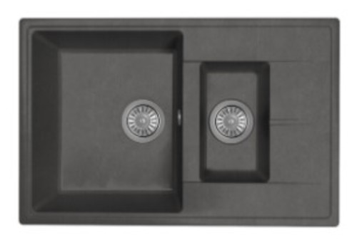 Мойка кухонная Dr.Gans Оливия 740 К (графит, СМс)