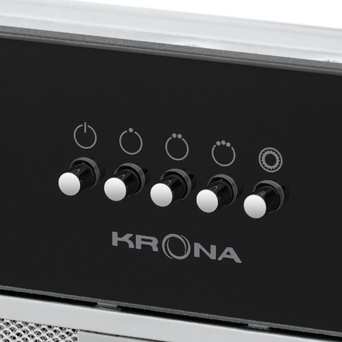 Вытяжка встраиваемая Krona Elisa 600 Glass (black/push button)