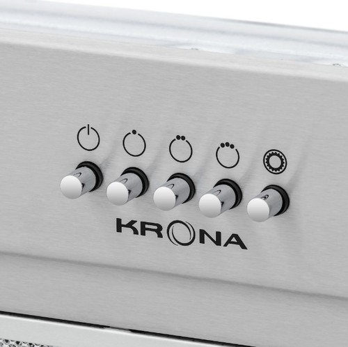 Вытяжка встраиваемая Krona Elisa 600 (inox/push button)
