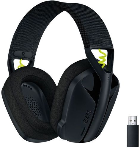 Наушники Logitech G435 (черный/желтый)