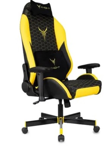 Кресло Knight Neon (черный/желтый)