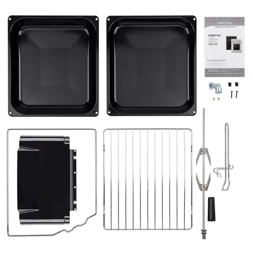 Встраиваемый духовой шкаф Krona Stretto 45 BL