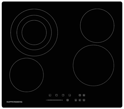 Электрическая варочная панель Kuppersberg ECS 630 BK