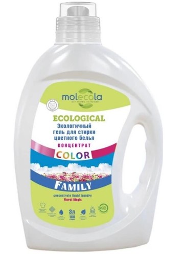 Аксессуар Molecola 70808 (гель для стирки Family Color, 3000 мл.)