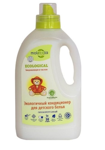 Аксессуар Molecola 9110 (кондиционер для детского белья Pure Sensitive для чувствительной кожи, 1000 мл.)