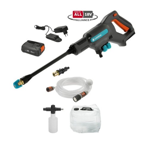 Мойка высокого давления Gardena AquaClean Li-18 Premium Set 14800-31.000.00