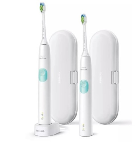 Зубная щетка Philips Sonicare ProtectiveClean HX6807/35 (насадки для щетки: 2шт, белый/бирюзовый)