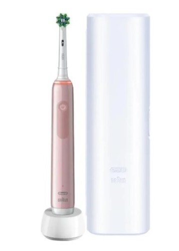 Зубная щетка Oral-B Pro 3/D505.513.3X (насадки для щетки: 1шт, розовый)