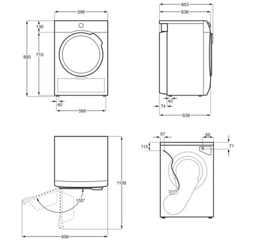 Сушильная машина AEG TR8384E