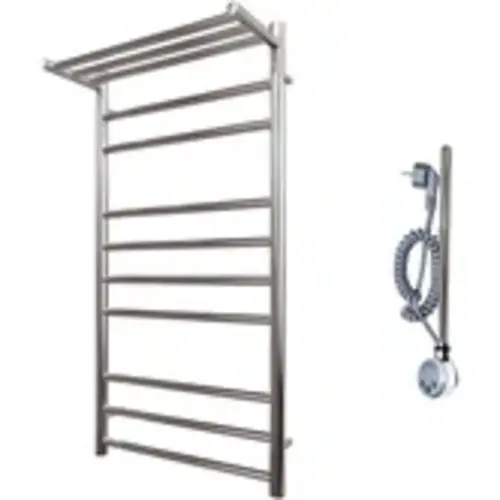 Полотенцесушитель Point Аврора П9 500x1000 PN10150PE (с полкой левый/правый, хром)