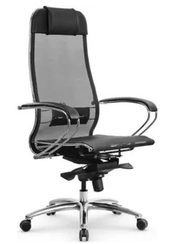 Кресло Метта T-1.04 Infinity Easy Clean (черный/черный)