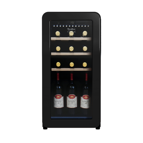 Винный шкаф Tesler CWC-188 (black ld)