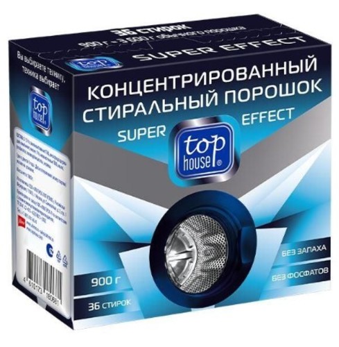 Аксессуар Top House 180681 (концентрированный стиральный порошок Super effect, 900 г.)