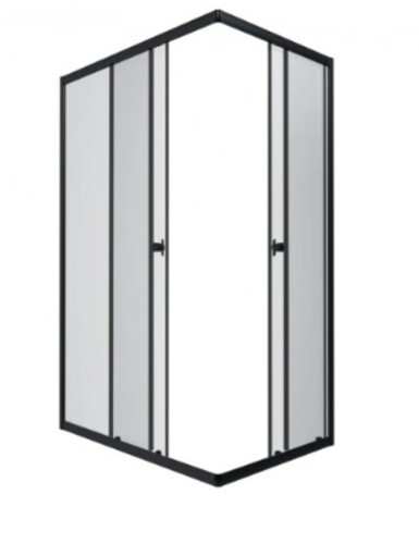 Душевой уголок Triton Вента 120Х80 (черный/ширма)