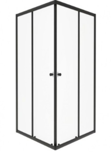 Душевой уголок Triton Вента Вельвет 90Х90 (черный/ширма)