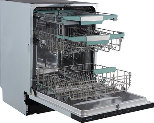 Встраиваемая посудомоечная машина Weissgauff BDW 6136 D Inverter AutoOpen Infolight