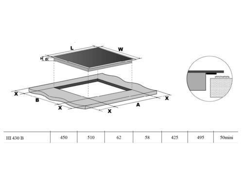 Электрическая варочная панель Weissgauff HI 430 B