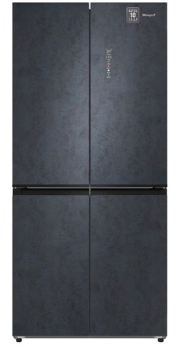 Холодильник Weissgauff WCD 450 Rock Glass NoFrost Inverter