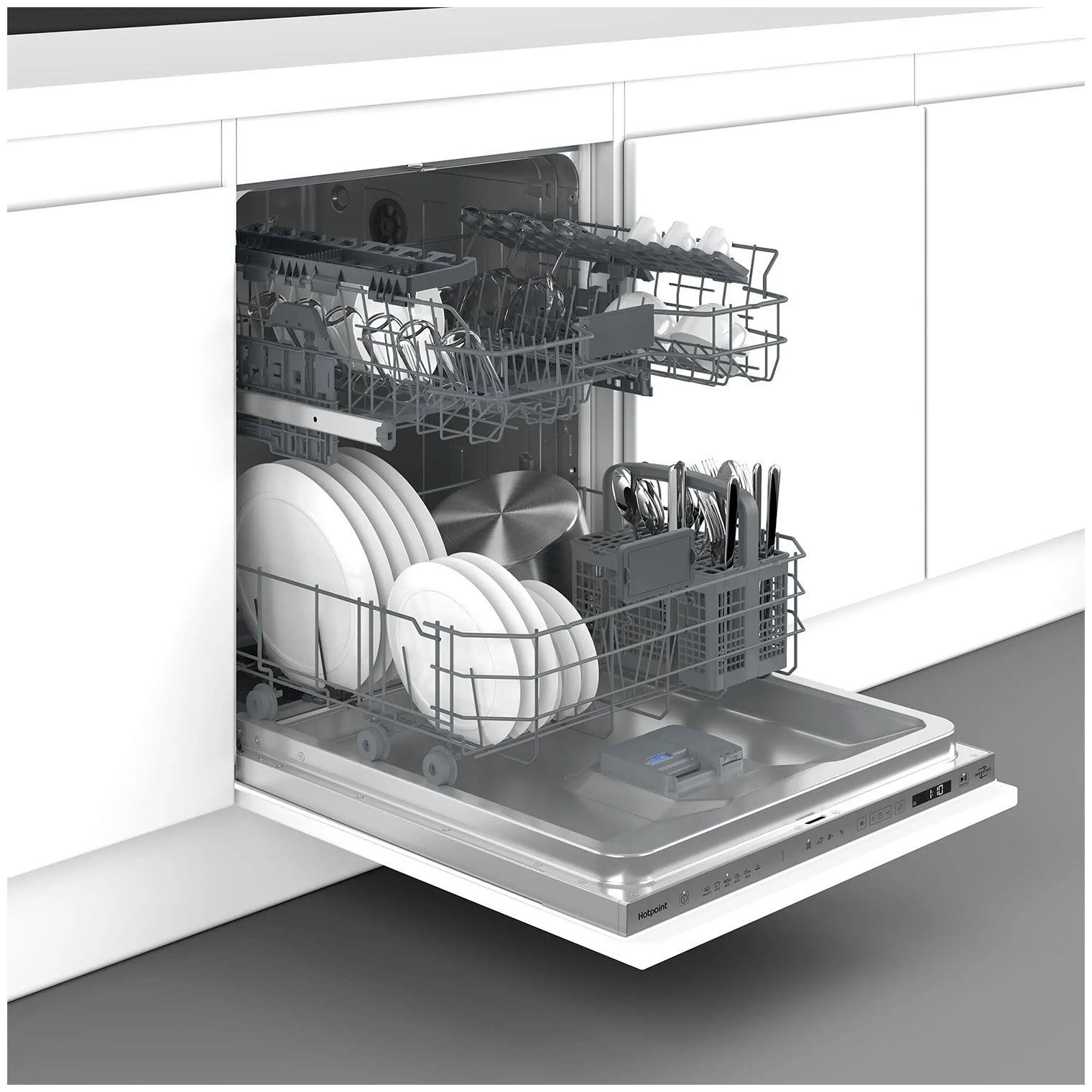 Купить встраиваемую посудомоечную машину Hotpoint-Ariston HI 4D66 DW в  Санкт-Петербурге: цена, отзывы, фото - Вмагазине.ру