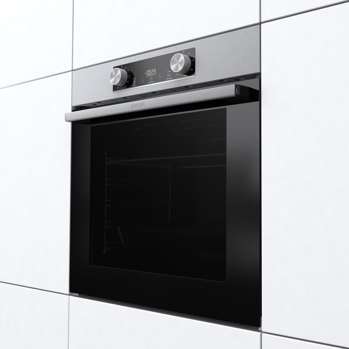 Встраиваемый электрический духовой шкаф gorenje bo6735e05x