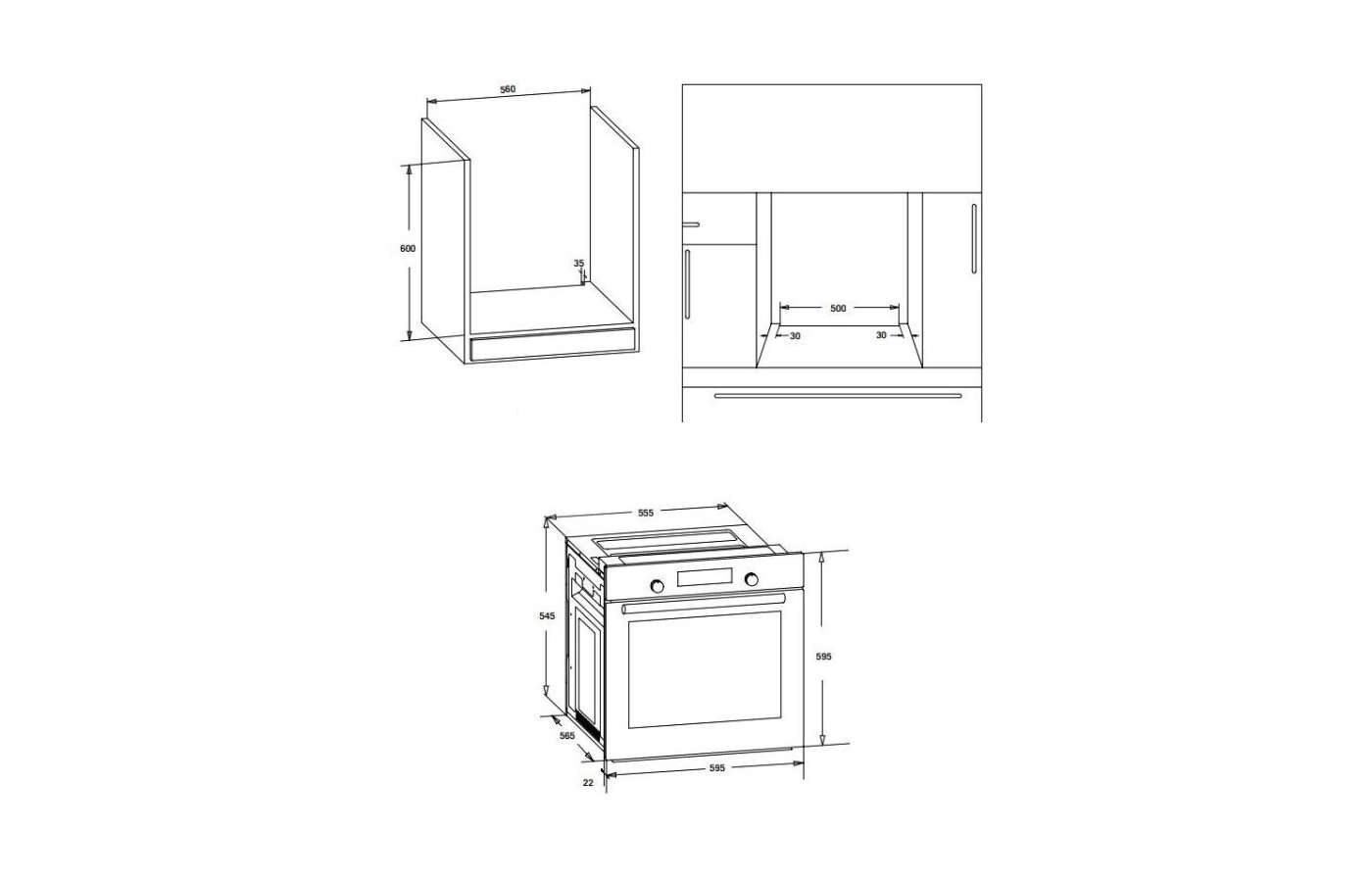 Электрический духовой шкаф simfer b6er16001