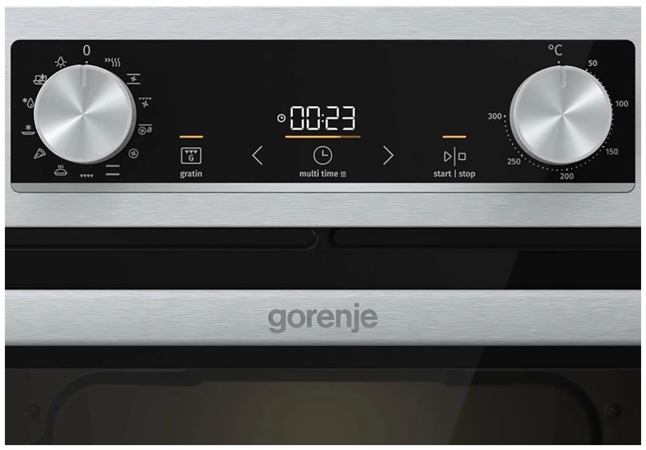 электрический духовой шкаф gorenje bob6737e01xk серебристый