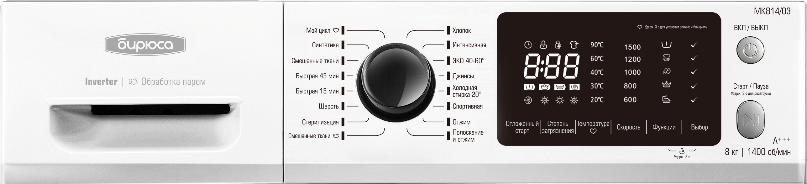 Бирюса wmd mk814 03. WM-mk814/03.